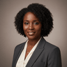 Yasmine Benali corporate headshot with elegant styling